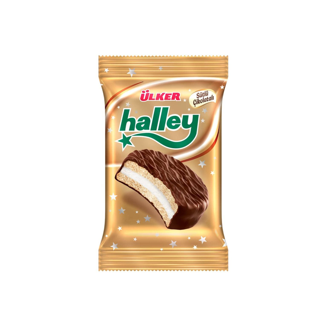 ULKER HALLEY CHOCOLATE COATED BIS 30G